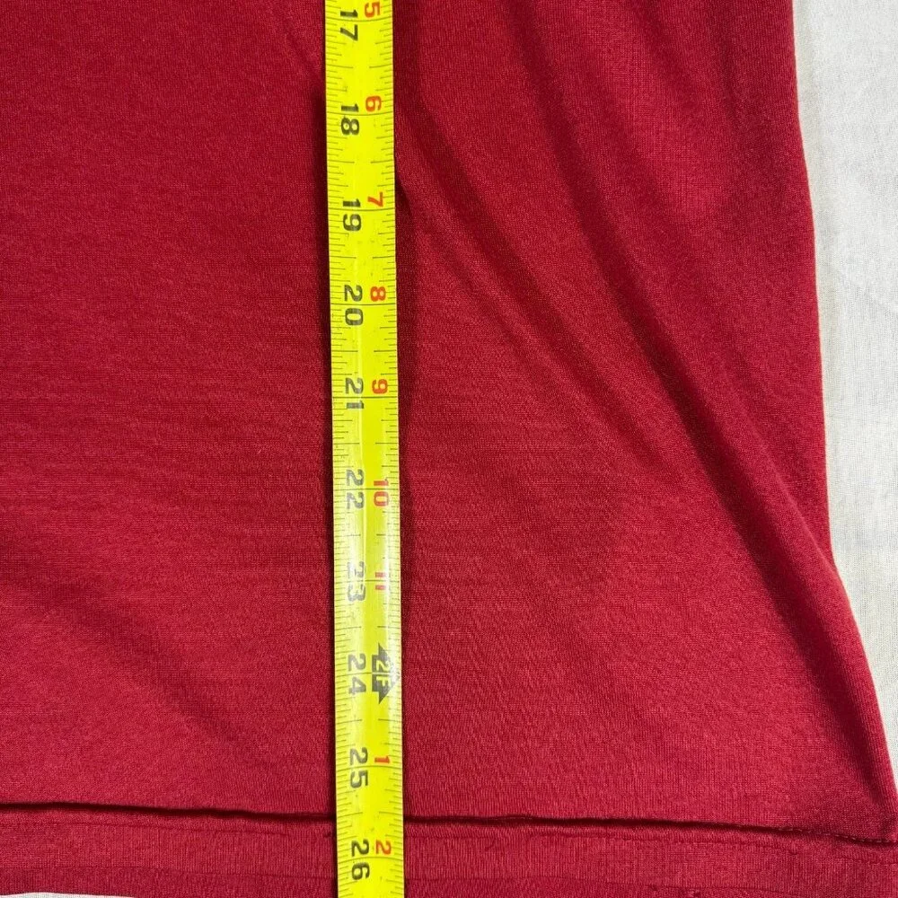 Nike Dri Fit Men's T-Shirt Red Crew‎ Neck Short Sleeve Performance Comfy Size XL